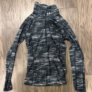 Under Armour Black and White Performance Pullover